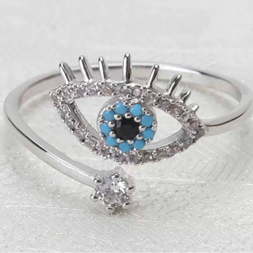 Active Evil Eye Protection Ring Nazar Lucky Eye
Amulet